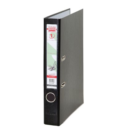 Manu Büro Klasör Dar Plastik Siyah 2035 resmi