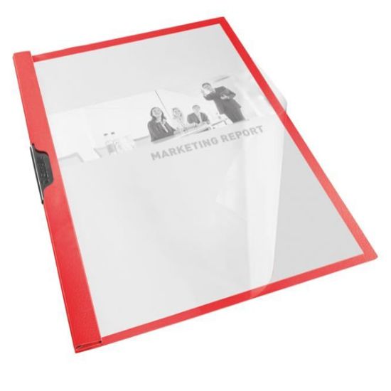 Esselte Sıkıştırmalı Dosya Sırttan Klips Kırmızı 563730 (1 Adet) resmi