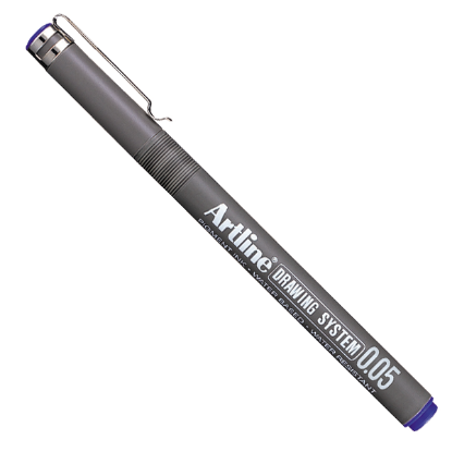 Artline Çizim Kalemi 0,05 MM Mavi EK-2305N (12 Adet) resmi