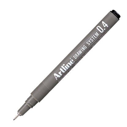 Artline Çizim Kalemi 0.4 MM Siyah EK234 (12 Adet) resmi