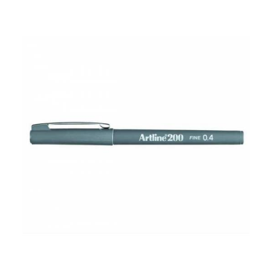 Artline Fineliner 0.4 MM Gri EK-200N (12 Adet) resmi