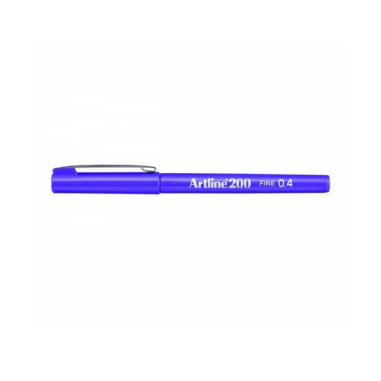 Artline Fineliner 0.4 MM Mor EK-200N (12 Adet) resmi