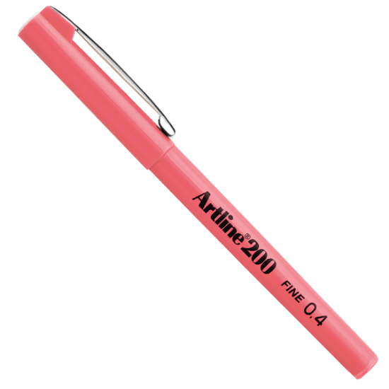 Artline Fineliner 0.4 MM Pembe EK-200N (12 Adet) resmi