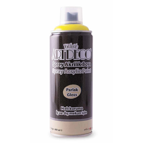 Artdeco Akrilik Sprey Boya 400 ML Sarı Y-400-150 resmi