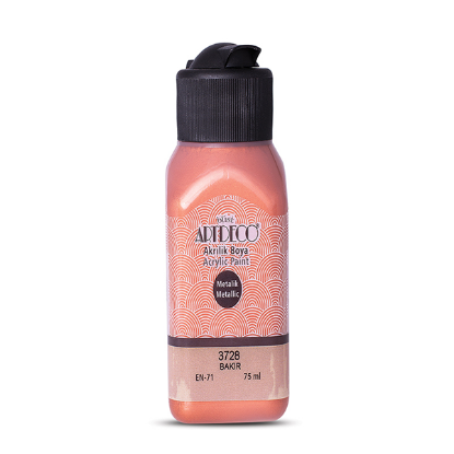Artdeco Akrilik Boya 75 ML Metalik Bakır 3728 resmi