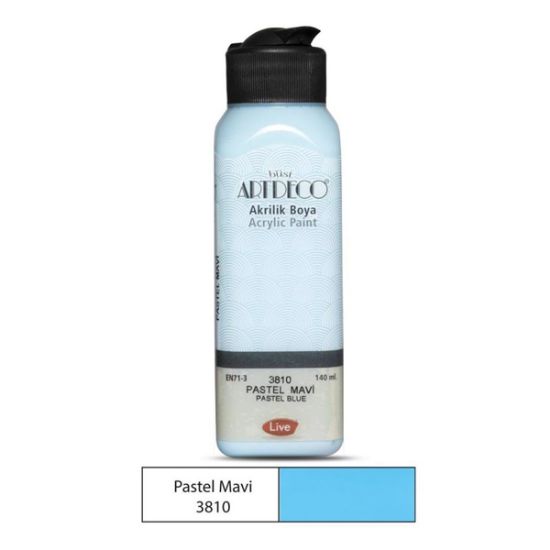 Artdeco Akrilik Boya 140 ML Pastel Mavi 3810 resmi