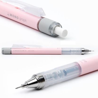 Tombow Versatil Kalem Mono Graph Pastel 0.5 MM Blisterli M.Pembe resmi