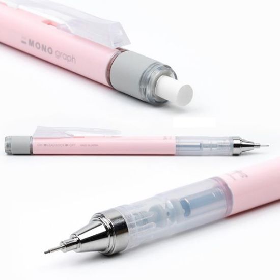 Tombow Versatil Kalem Mono Graph Pastel 0.5 MM Blisterli M.Pembe resmi