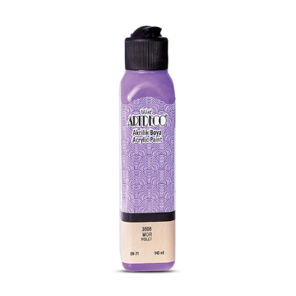 Artdeco Akrilik Boya 140 ML Mor 070R-3608 resmi