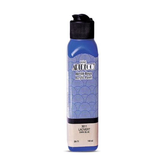 Artdeco Akrilik Boya 140 ML Lacivert 070R-3611 resmi