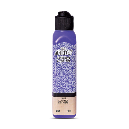 Artdeco Akrilik Boya 140 ML Koyu Mor 070R-3048 resmi