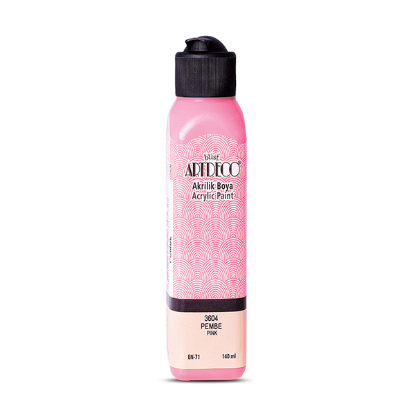 Artdeco Akrilik Boya 140 ML Pembe 070R-3604 resmi