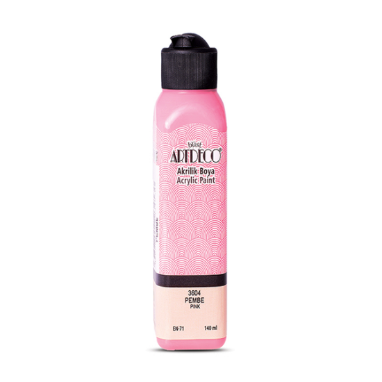 Artdeco Akrilik Boya 140 ML Pembe 070R-3604 resmi
