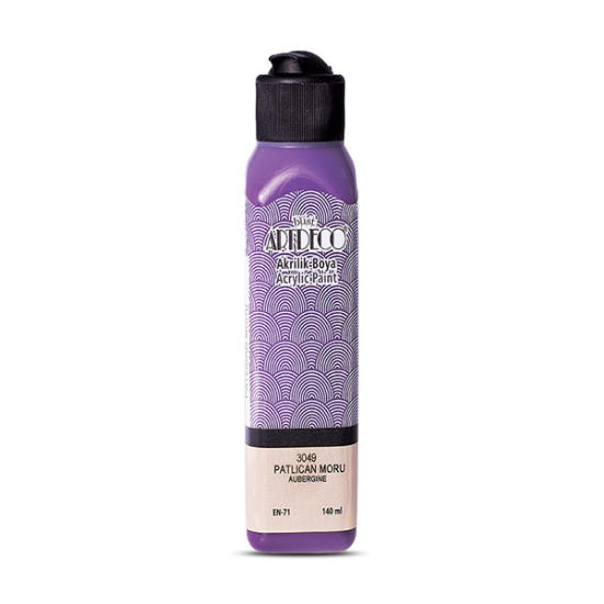 Artdeco Akrilik Boya 140 ML Patlıcan Moru 070R-3049 resmi