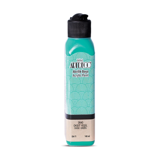 Artdeco Akrilik Boya 140 ML Oksit Yeşil 070R-3640 resmi