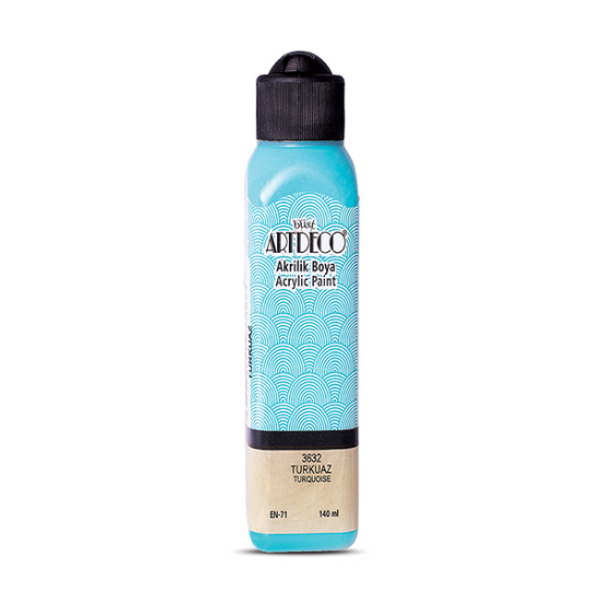 Artdeco Akrilik Boya 140 ML Turkuaz 070R-3632 resmi