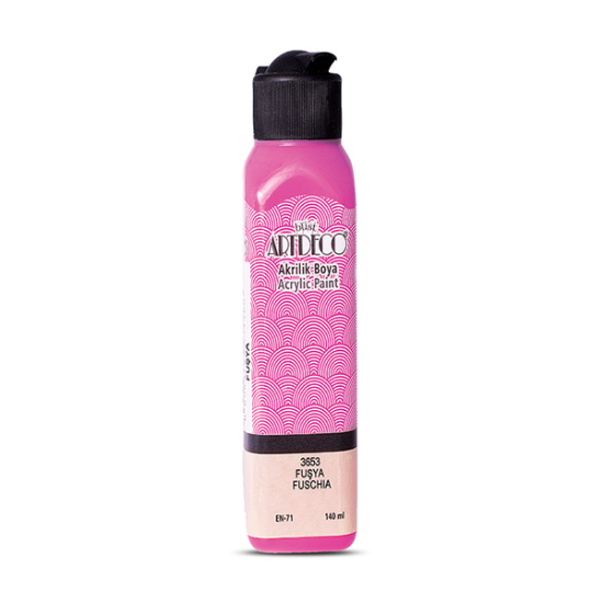 Artdeco Akrilik Boya 140 ML Fuşya 070R-3653 resmi