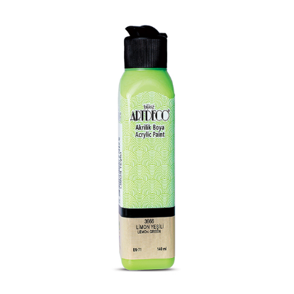 Artdeco Akrilik Boya 140 ML Limon Yeşili 070R-3666 resmi