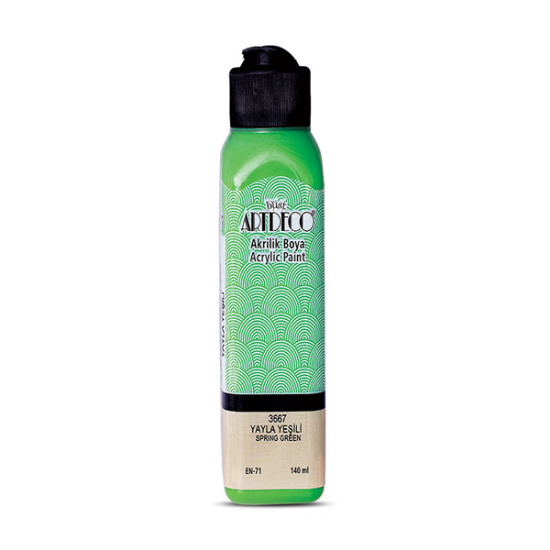 Artdeco Akrilik Boya 140 ML Yayla Yeşili 070R-3667 resmi