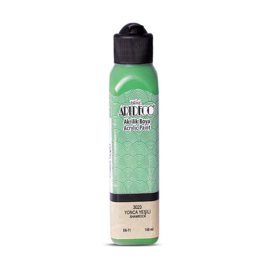 Artdeco Akrilik Boya 140 ML Yonca Yeşil 070R-3023 resmi