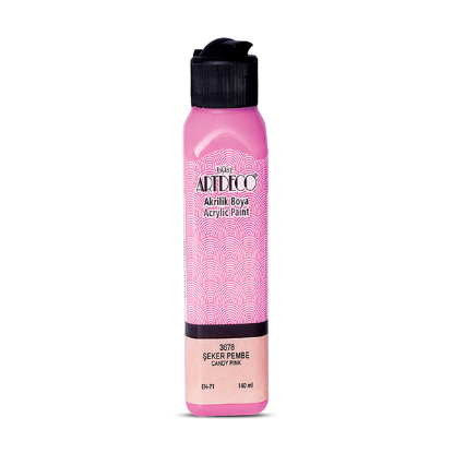Artdeco Akrilik Boya 140 ML Şeker Pembe 070R-3678 resmi