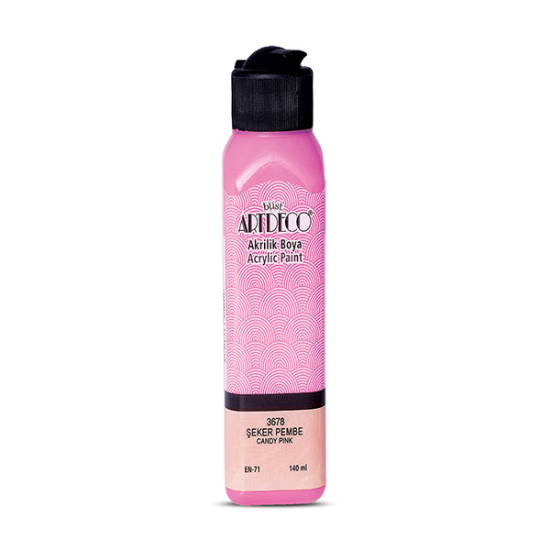 Artdeco Akrilik Boya 140 ML Şeker Pembe 070R-3678 resmi