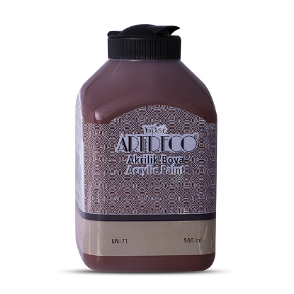 Artdeco Akrilik Boya 500 ML Kahverengi 070L-3615 resmi