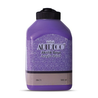 Artdeco Akrilik Boya 500 ML Mor 070L-3608 resmi