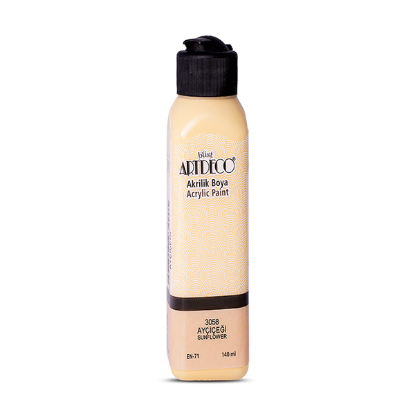 Artdeco Akrilik Boya 140 ML Ayçiçeği 070R-3058 resmi