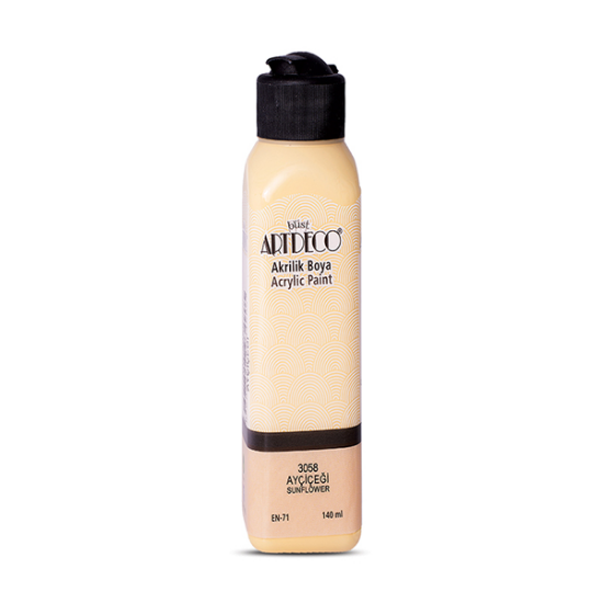 Artdeco Akrilik Boya 140 ML Ayçiçeği 070R-3058 resmi