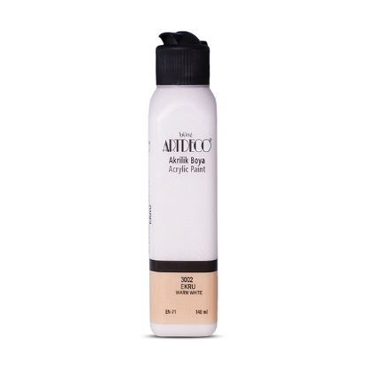 Artdeco Akrilik Boya 140 ML Ekru Y-070R-3002 resmi