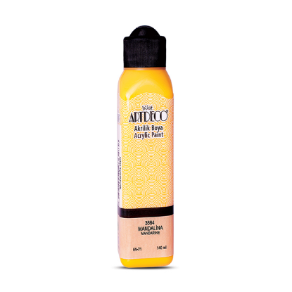 Artdeco Akrilik Boya 140 ML Mandalina Y-070R-3664 resmi