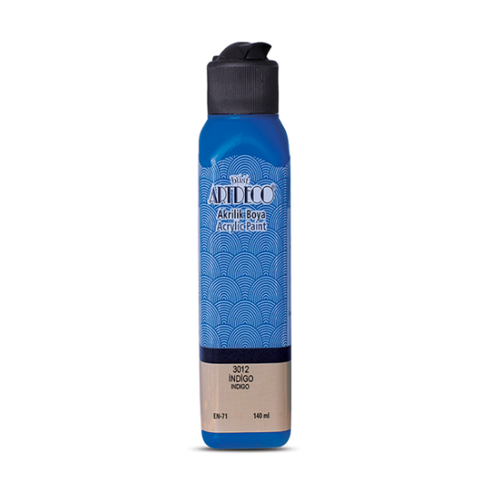 Artdeco Akrilik Boya 140 ML İndigo 070R-3012 resmi