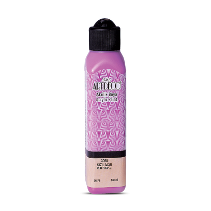 Artdeco Akrilik Boya 140 ML Kızıl Mor 070R-3050 resmi