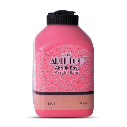 Artdeco Akrilik Boya 500 ML Pembe 070L-3604 resmi