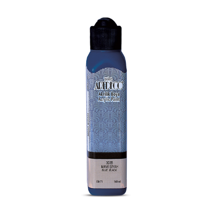 Artdeco Akrilik Boya 140 ML Mavi Siyah 070R-3035 resmi