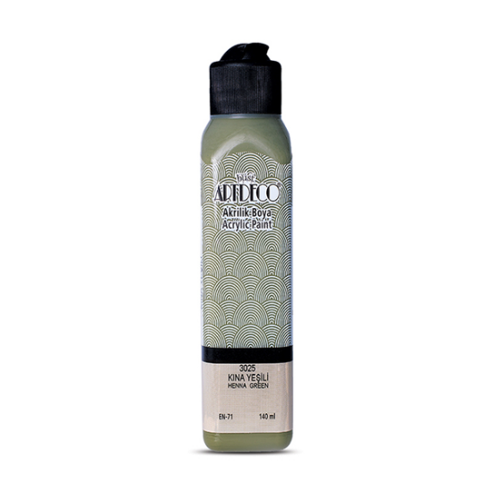 Artdeco Akrilik Boya 140 ML Kına Yeşili 070R-3025 resmi