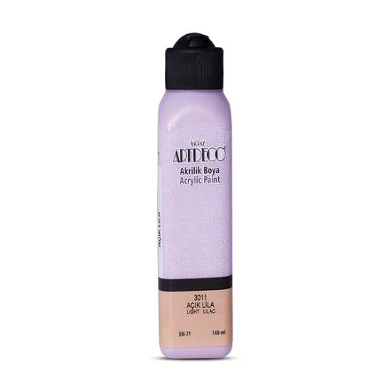 Artdeco Akrilik Boya 140 ML Açık Lila 070R-3011 resmi