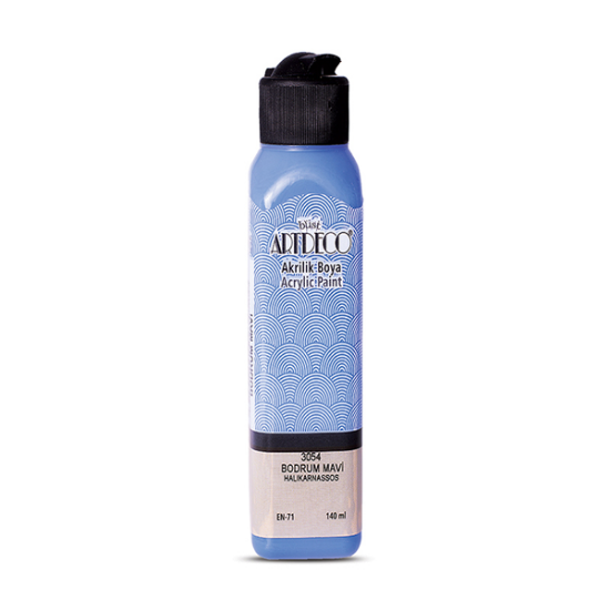 Artdeco Akrilik Boya 140 ML Bodrum Mavi 070R-3054 resmi
