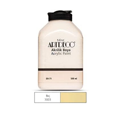 Artdeco Akrilik Boya 500 ML Bej 3003 resmi