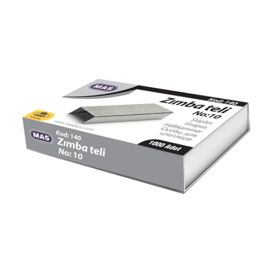 Mas Zımba Teli No:10 Beyaz 140 (10 Adet) resmi