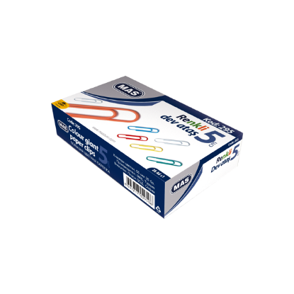 Mas Ataş Dev Renkli Pvc Kaplı 50 MM 295 (24 Adet) resmi