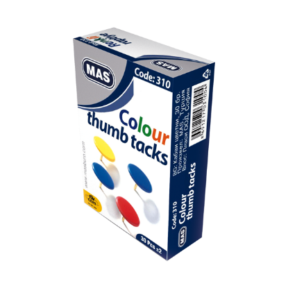 Mas Raptiye PVC Kaplı Renkli 310 (36 Adet) resmi