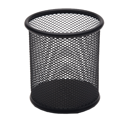 Mas Kalemlik Metal Perforeli Silindir Siyah 500 resmi