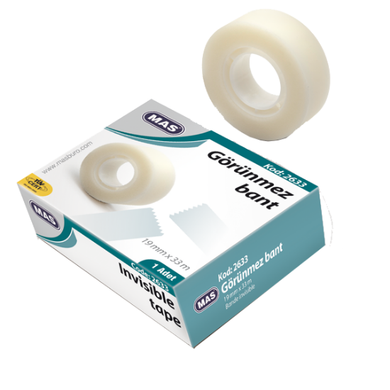 Mas Görünmez Bant 19x33 2633 (8 Adet) resmi