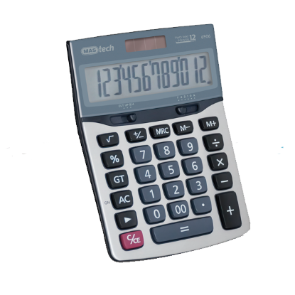 Mas Hesap Makinesi Ofis Tipi Orta 12 Hane 6906 resmi