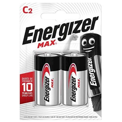 Energizer Alkaline Max Orta Boy Pil (C) BP2 resmi