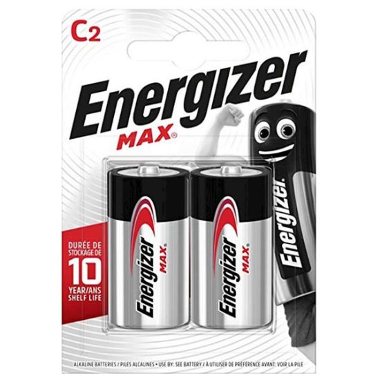 Energizer Alkaline Max Orta Boy Pil (C) BP2 resmi