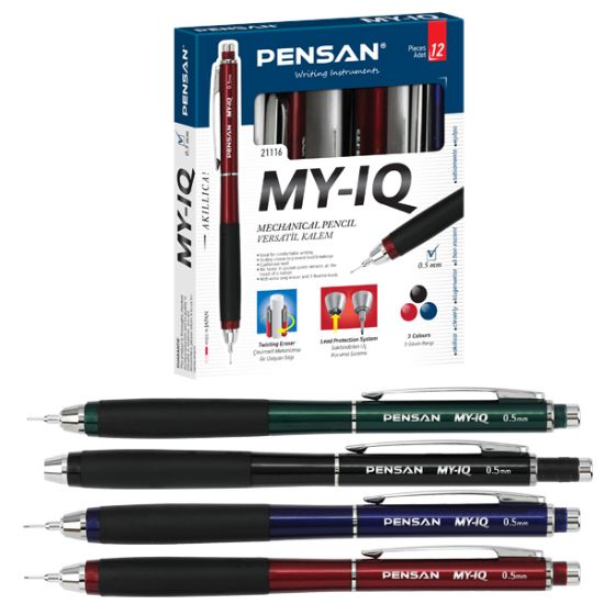 Pensan Versatil Kalem My IQ 0.5 MM 21116 (12 Adet) resmi