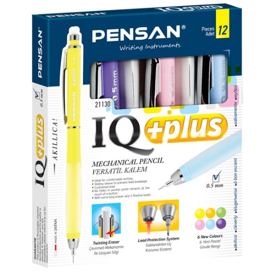 Pensan Versatil Kalem IQ 0.7 MM 21130 (12 Adet) resmi